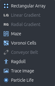 Tools Menu