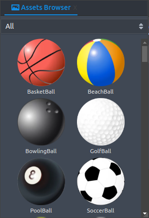 Assets Browser